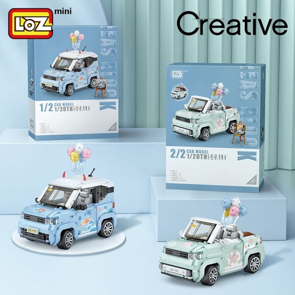 LOZ 1131-1132 Mini Car