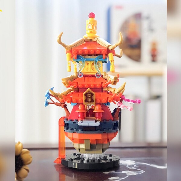 Sluban B1002 Penglai Fairy Pavilion Palace