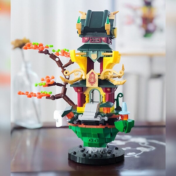 Sluban B1003 Ancient Tree Fairy Pavilion Tower Palace