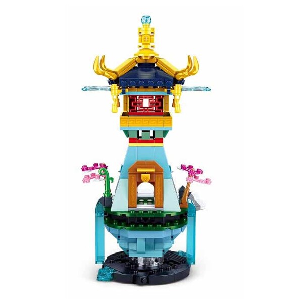 Sluban B.1005 Sakura Tree Fairy Pavilion Tower Palace