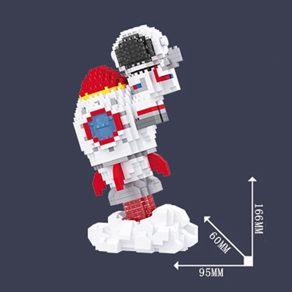 Balody 18362 Astronaut with Rocket Exploring Space Journey