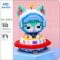 HC Magic 1904 Cat Pilot with UFO Flying Saucer