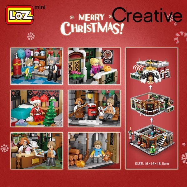 LOZ 1054 Christmas Cafe