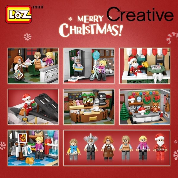 LOZ 1054 Christmas Cafe