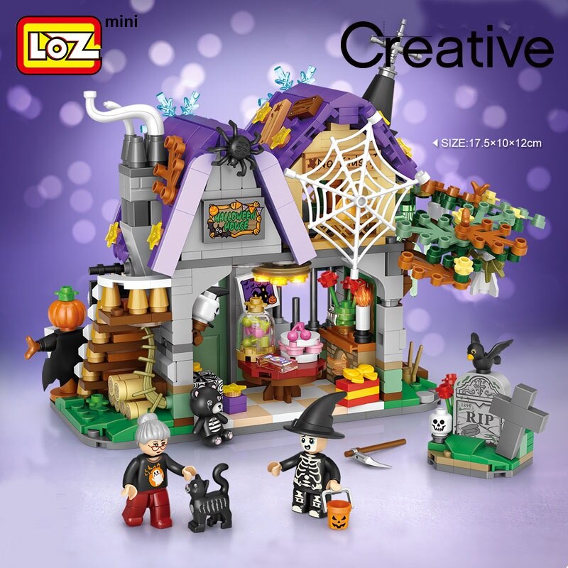 LOZ 1233 Halloween Haunted House