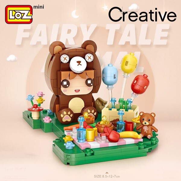 LOZ 1662-1665 Mini Fairy Tale Animal Series