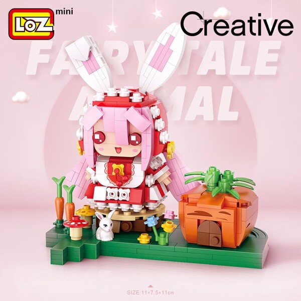 LOZ 1662-1665 Mini Fairy Tale Animal Series