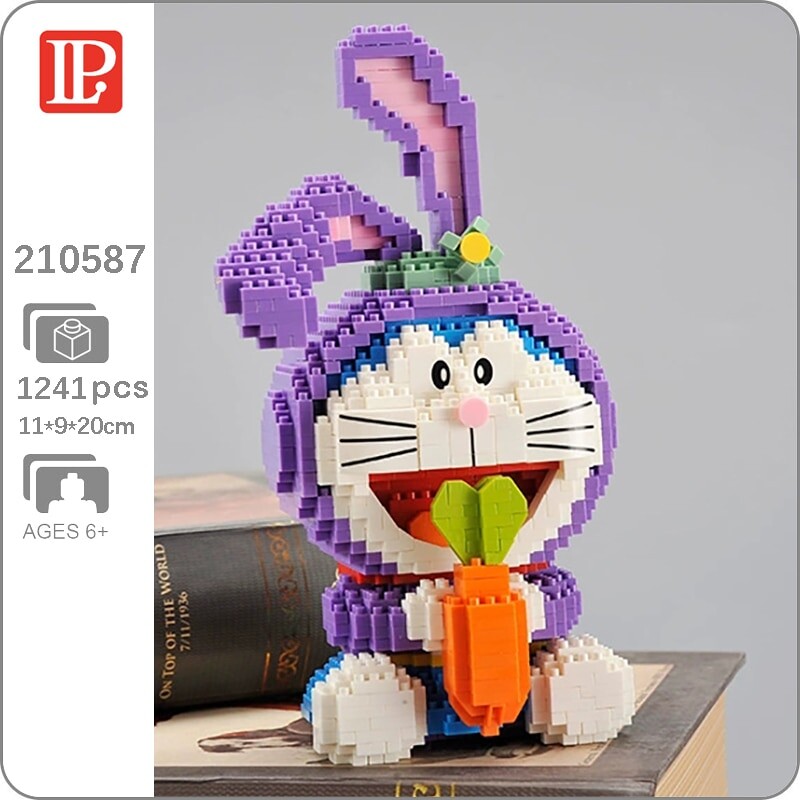 LP 210587 Doraemon in Rabbit Holding Carrot