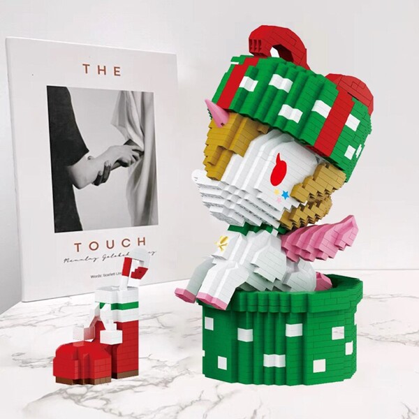 HC Magic 210588-210589 Merry Christmas Gift with a Stocking Horse and Deer with Sleigh