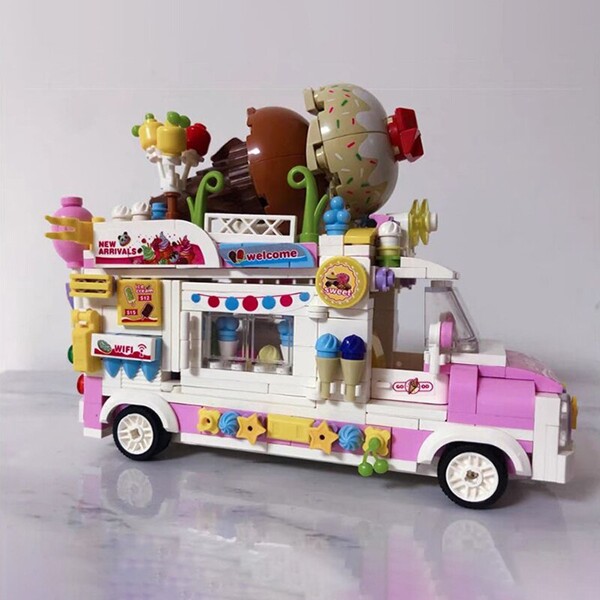 Lezi 00888 Popsicle Van