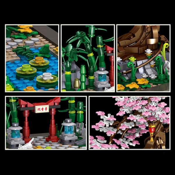 Lezi 00900 Ancient Yard with Peach Tree