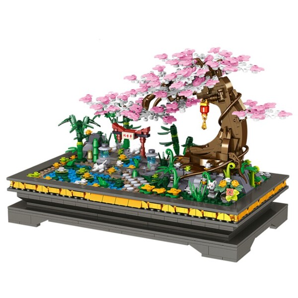 Lezi 00900 Ancient Yard with Peach Tree