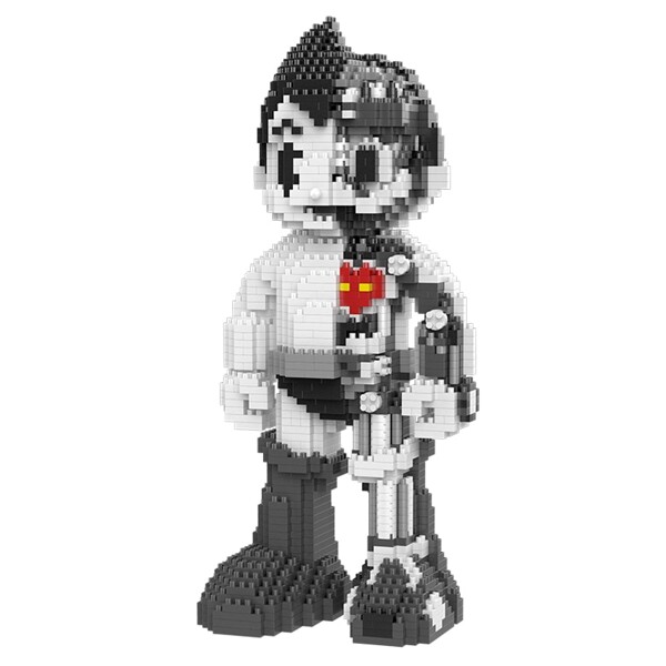 SC 9002-6 Astroboy Mighty Atom Black and White Left Dissection