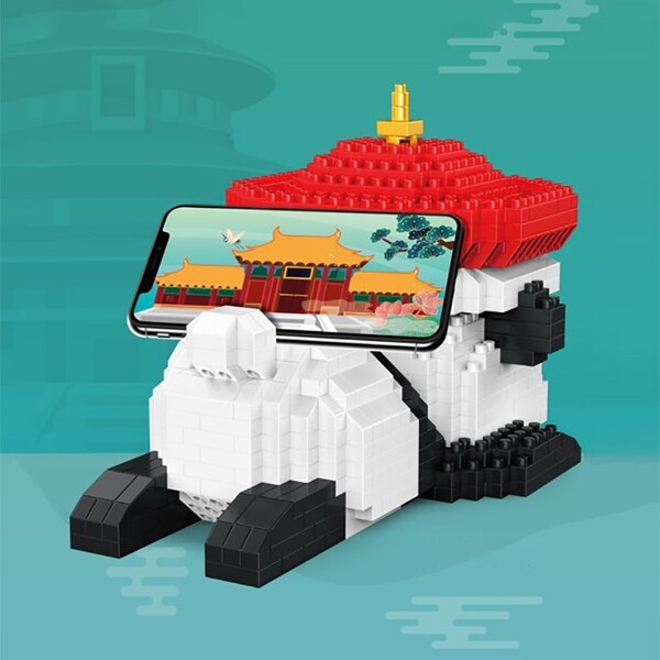 YKO 1122 China Ancient Emperor Panda Phone Holder