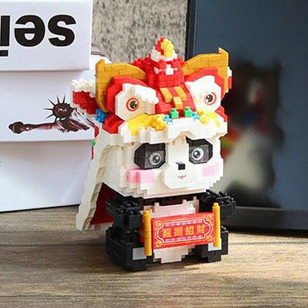YKO 2154 China Ancient Panda Lion Dance