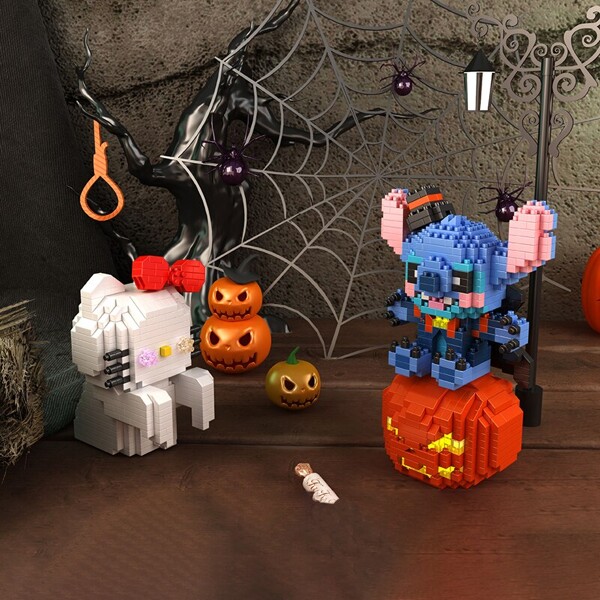 YKO 2165-2170 Halloween Pumpkin Animals with LED Lighting