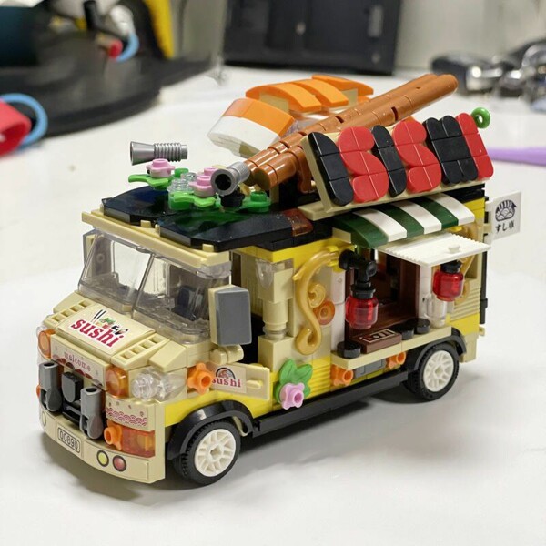 Lezi 00886-00891 Food Cart Car