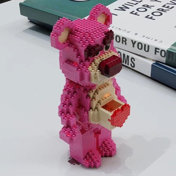 HC Magic 6038 Strawberry Bear with Storage Box