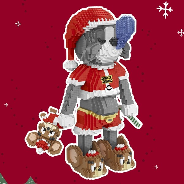 HC Magic 6621 Christmas Dream Pajama Cat and Mouse