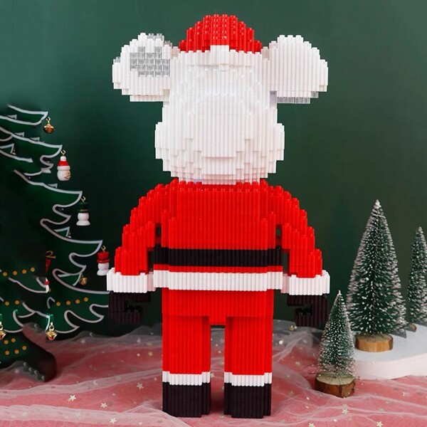 HCP 18076 Santa Claus Bear with LED Light