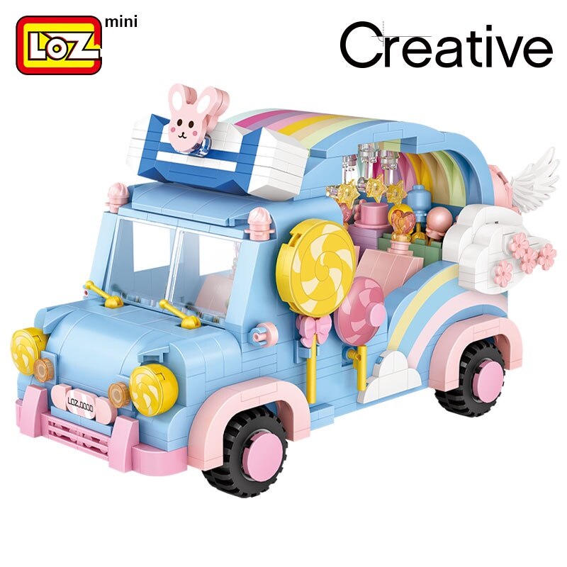 LOZ 1133 Rainbow Car