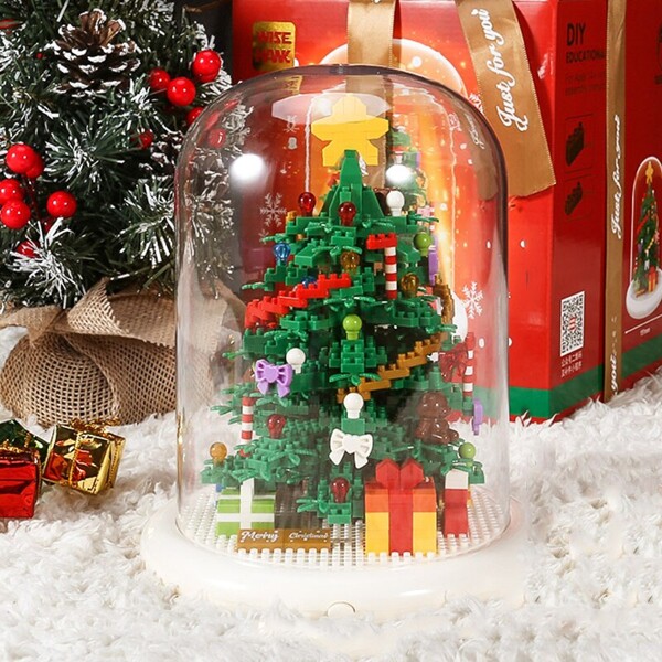 Wise Hawk 2718 Christmas Tree with Music LED Light in Display Cover
