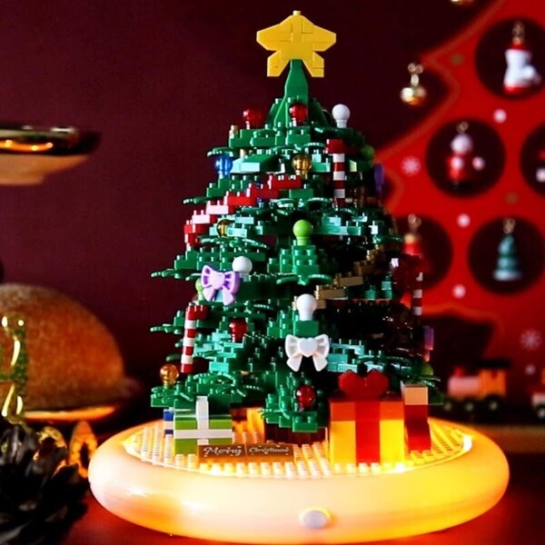 Wise Hawk 2718 Christmas Tree with Music LED Light in Display Cover