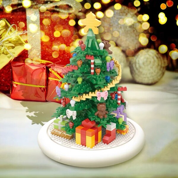 Wise Hawk 2718 Christmas Tree with Music LED Light in Display Cover