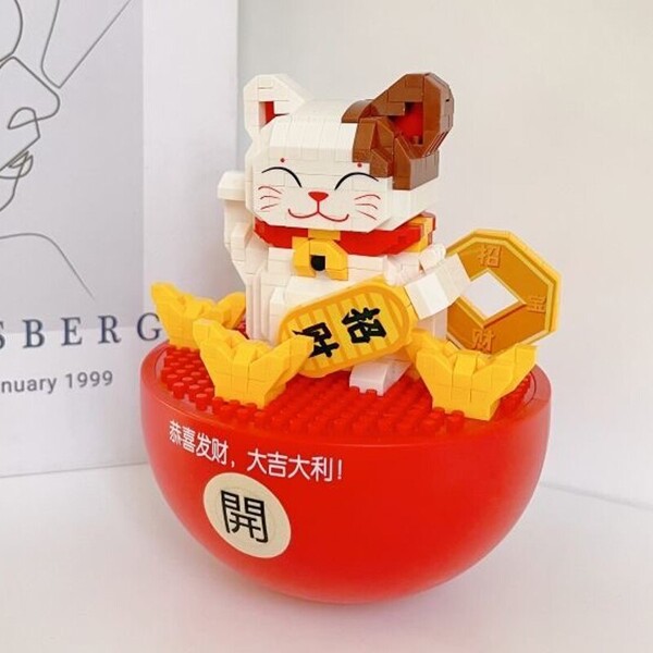 Wise Hawk 2724 Fortune Cat Tumbler