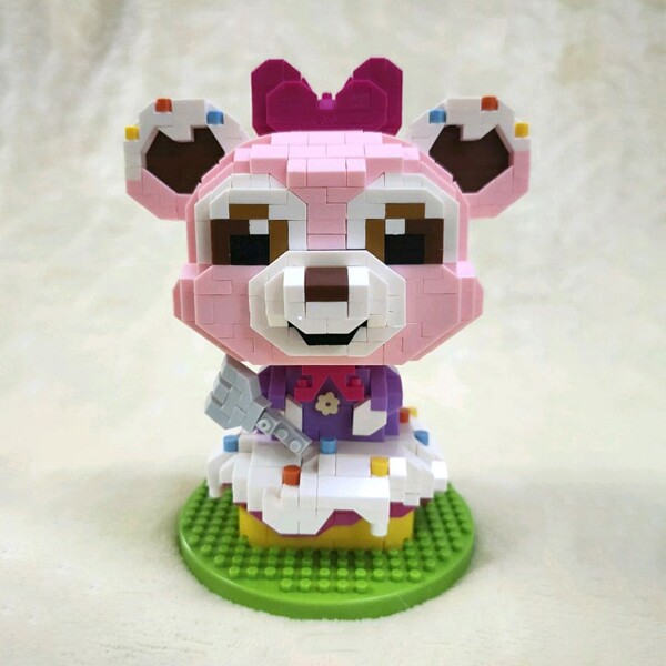 WS 2695 Desserts Animal World Donut Pink Bear Cake Pet