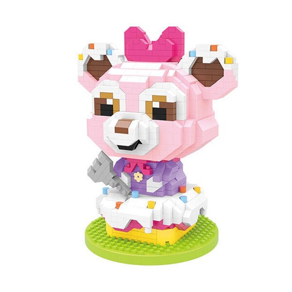 WS 2695 Desserts Animal World Donut Pink Bear Cake Pet