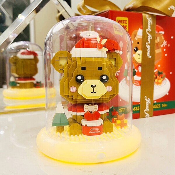 WS 2717 Cartoon Merry Christmas Bear Animal LED Light