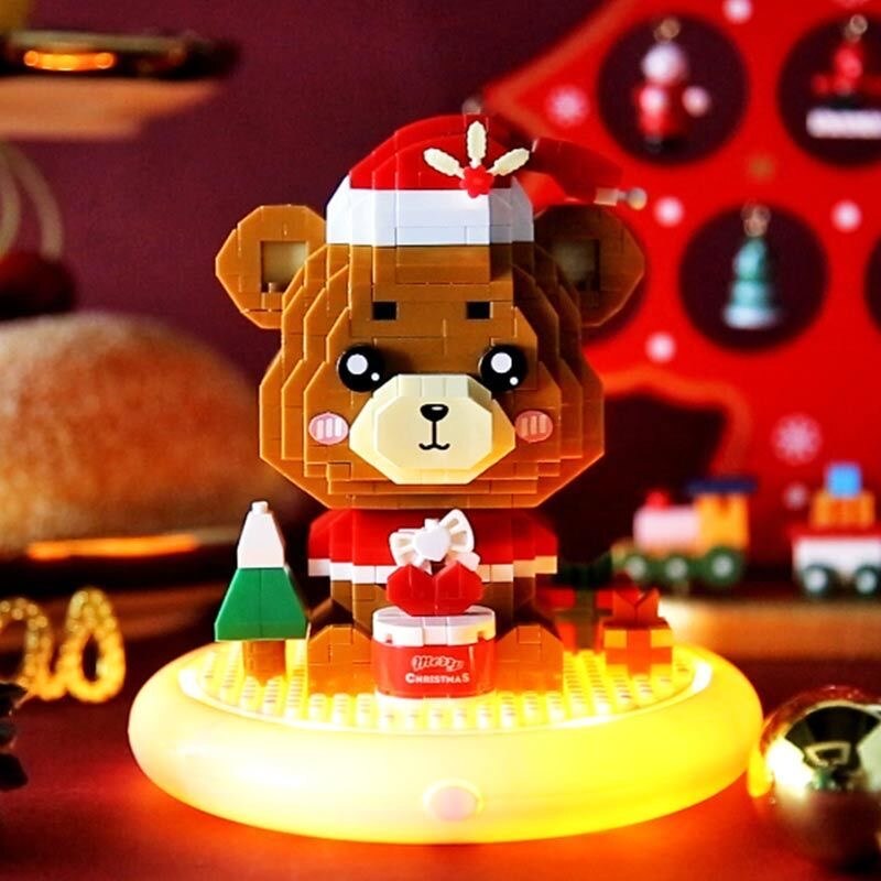WS 2717 Cartoon Merry Christmas Bear Animal LED Light