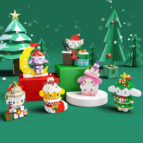 YKO 2186-2191 Winter Merry Christmas Cat Dog Rabbit Snowman