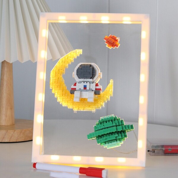 Boyu 7500C Space Astronaut Moon Sun Star Frame Light Model