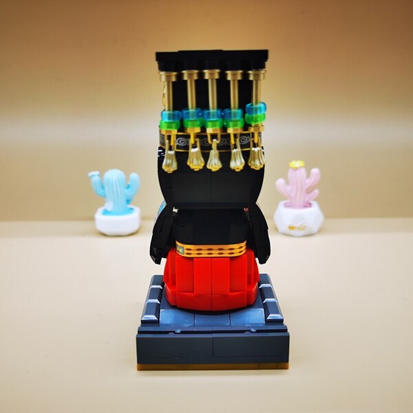 LOZ 1341 China Ancient Dynasty Li Zhi Emperor King Doll 3D Model