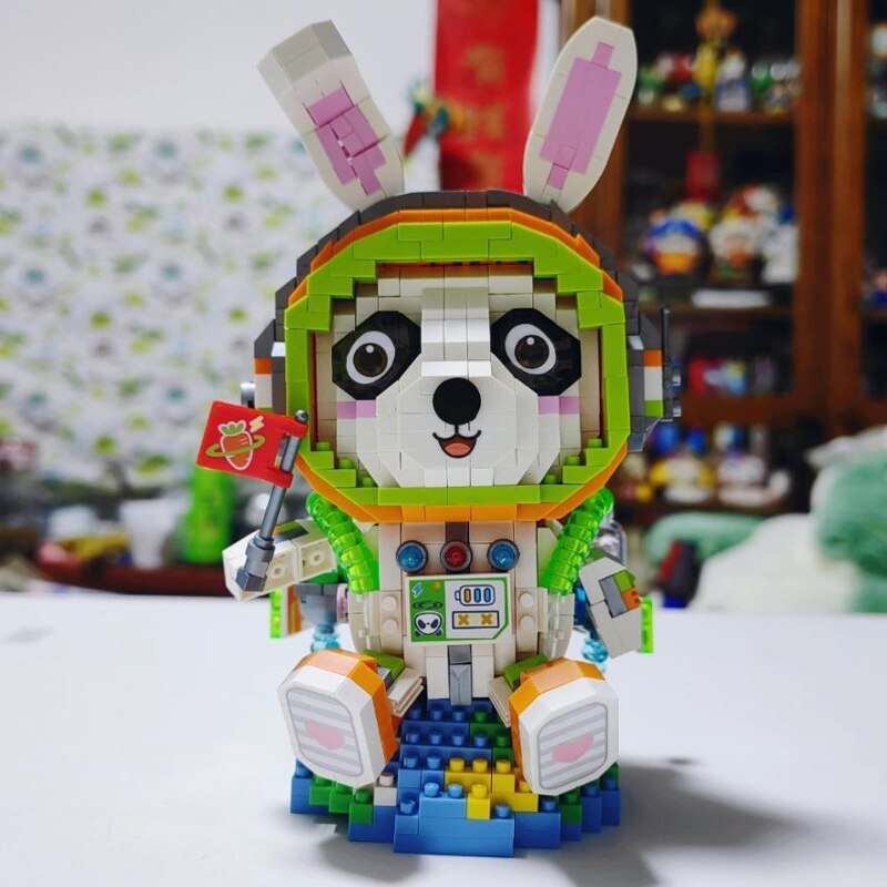 LOZ 8118 Space Panda Astronaut Rabbit Spaceman