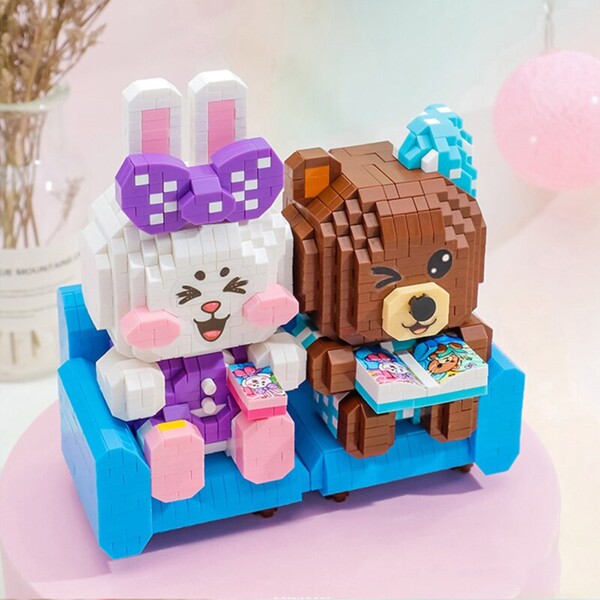 LP 210624 Smile Bear Sofa Chair Book Pajamas Hat Sit