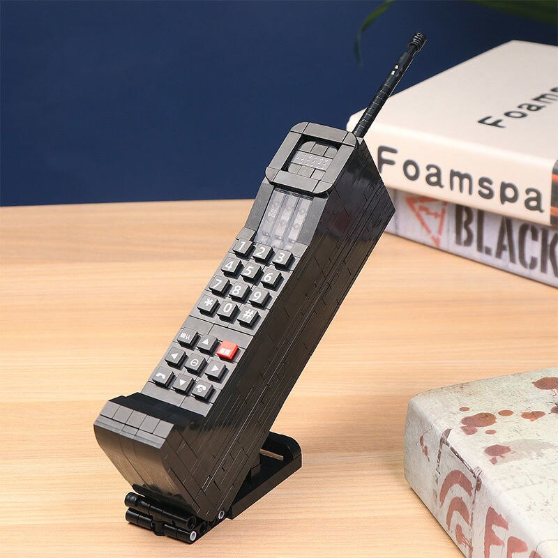 Lezi 00987 Black Mobile Phone Portable Telephone Machine Bracket Model