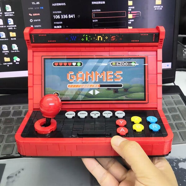 Lezi 01026 Desktop Arcade Video Game Console Recreational Machine Model