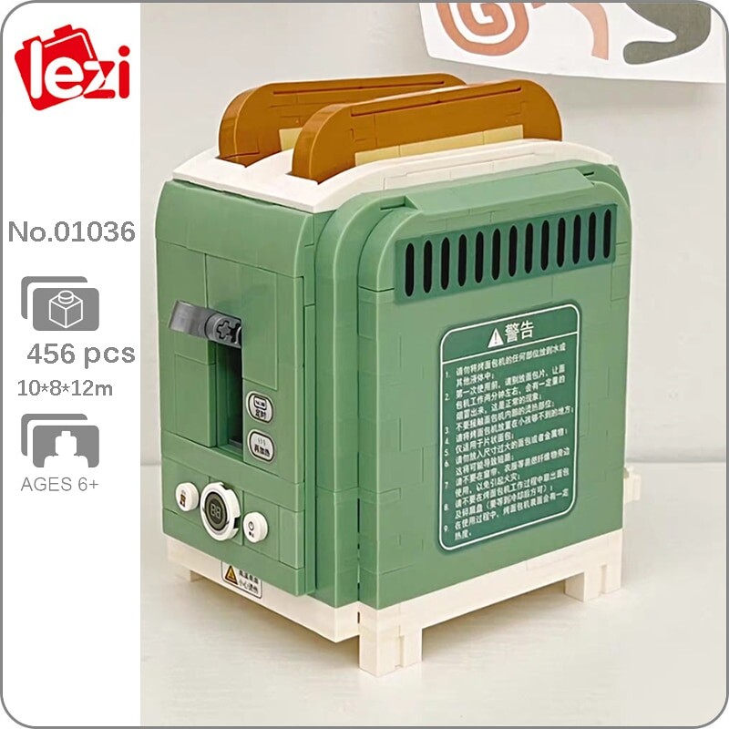 Lezi 01036 Multifunction Household Bread Toaster Food Machine