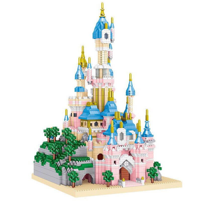 Lezi 8240 World Architecture Paris Dream Castle Tower Garden Model