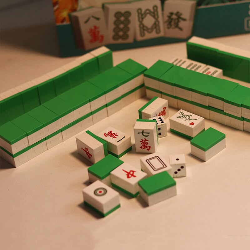 Moyu 97049 Chinese Traditional Mahjong Dice Set Table Game Model