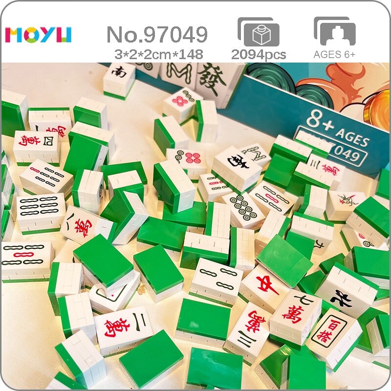 Moyu 97049 Chinese Traditional Mahjong Dice Set Table Game Model