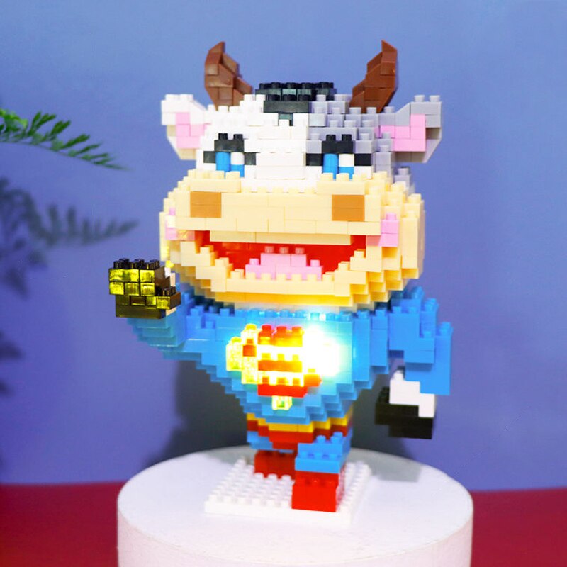 SC 8808 Spring Festival Ox Year Lucky Hero Fish Cow Pet