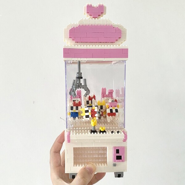 ZRK 7809 Playground Heart Clip Doll Machine Catcher Cat Doll