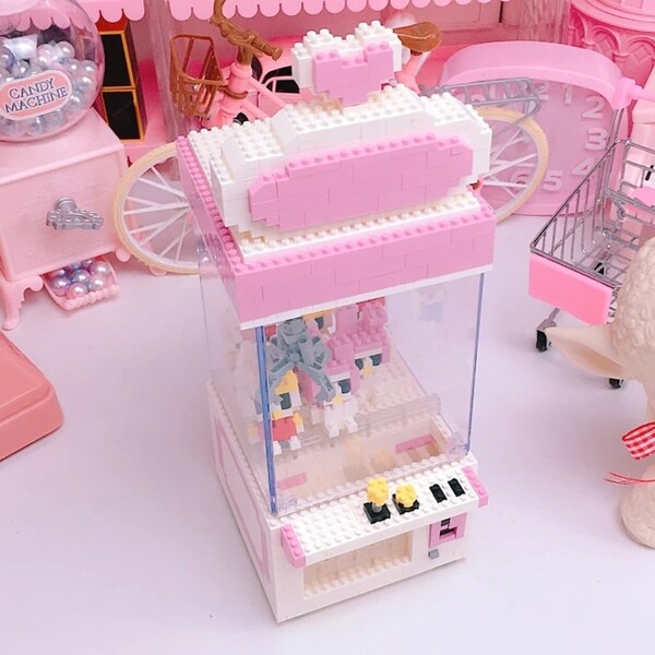 ZRK 7809 Playground Heart Clip Doll Machine Catcher Cat Doll