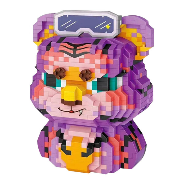 LOZ 8117 plaything hit color little tiger tide