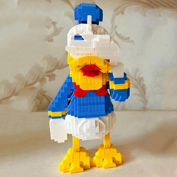 Hsanhe 13603-13604 Set 2pcs Donald Duck Girl And Duck Boy Blindfold Heart Seaman