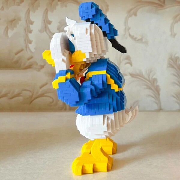 Hsanhe 13603-13604 Set 2pcs Donald Duck Girl And Duck Boy Blindfold Heart Seaman